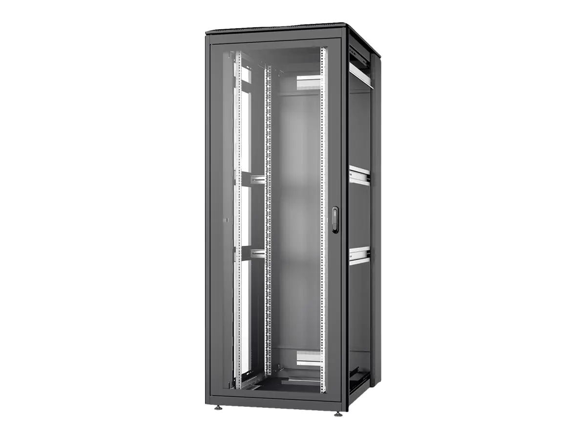 Digitus Unique Series - Schrank Netzwerkschrank - 800 x 1000 mm (B x T) - Schwarz, RAL 9005 - 42HE - 48.3 cm (19")