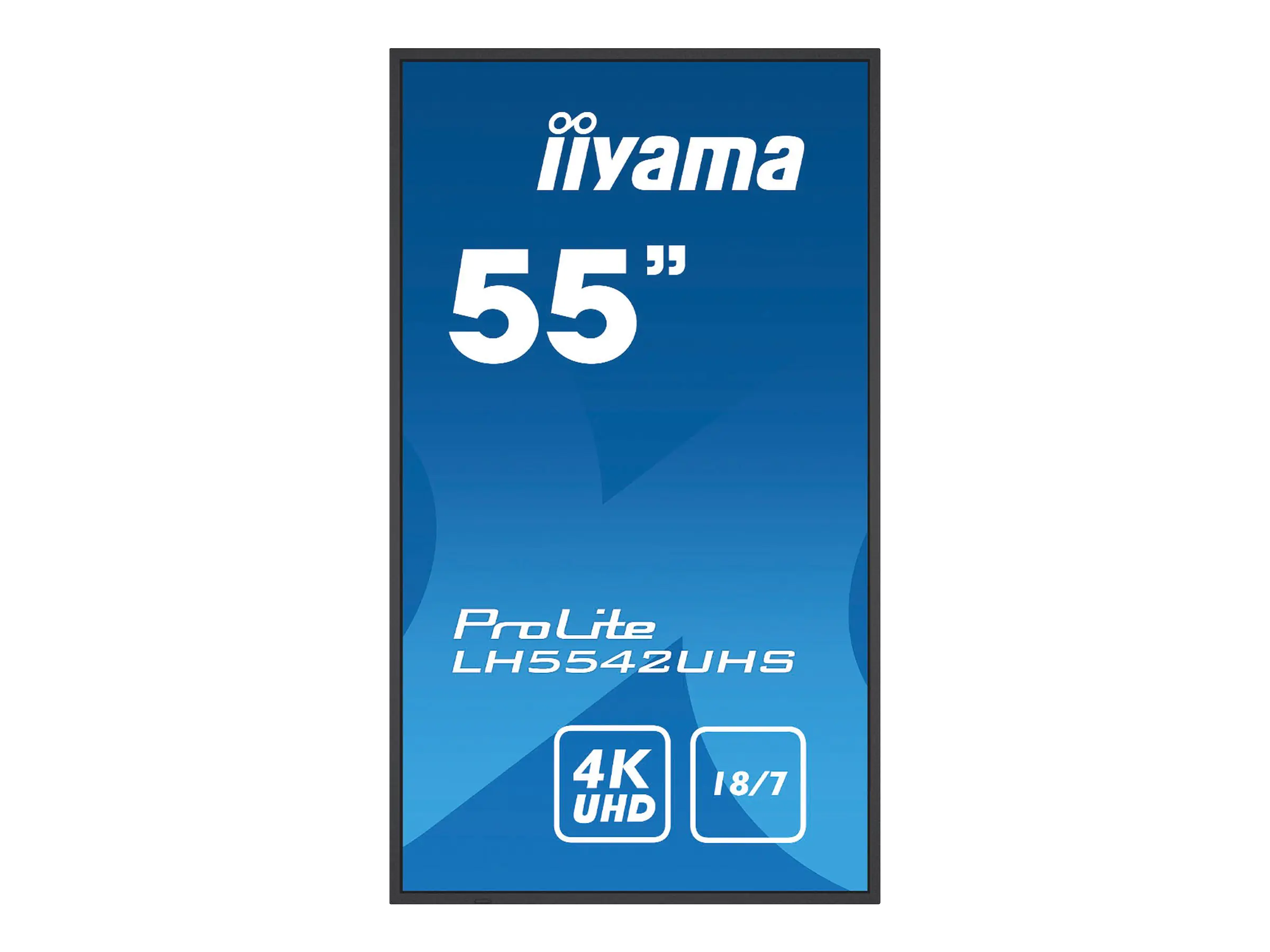Iiyama ProLite LH5542UHS-B3 - 140 cm (55") Diagonalklasse (138.8 cm (54.6") sichtbar) LCD-Display mit LED-Hintergrundbeleuchtung - Digital Signage - 4K UHD (2160p) 3840 x 2160 - mattschwarz