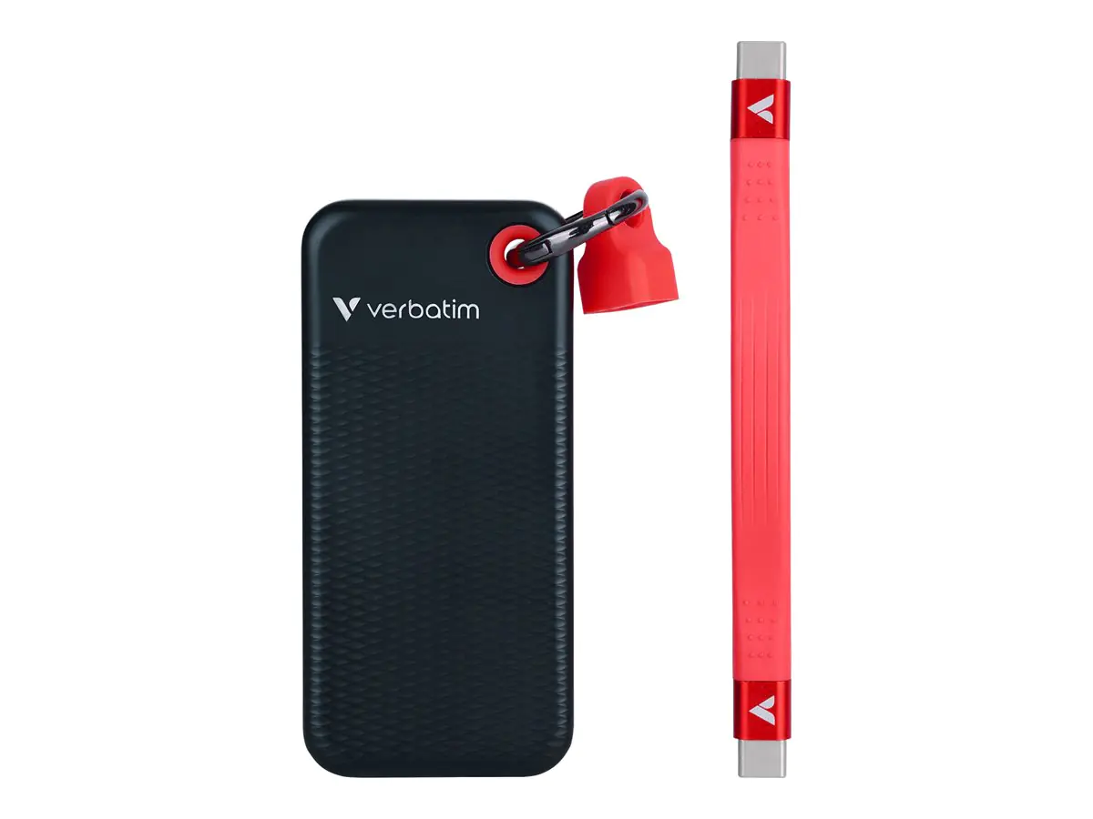 Verbatim Pocket SSD USB 3.2 2TB Black/Red 32196