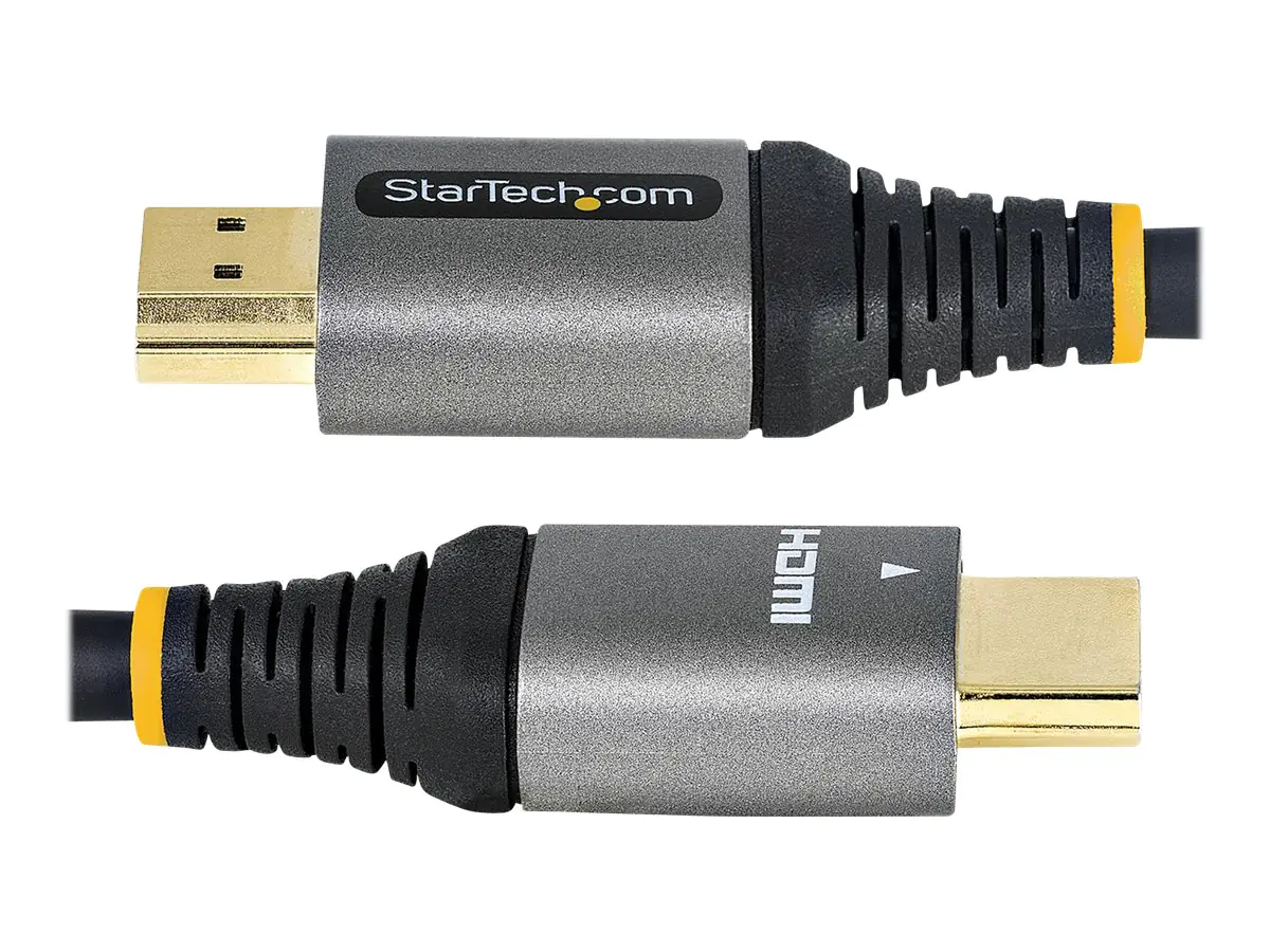 StarTech 13ft (4m) Premium Certified HDMI 2.0 Cable - High-Speed Ultra HD 4K 60Hz HDMI Cable with Ethernet - HDR10, ARC - UHD HDMI Video Cord - For UHD Monitors, TVs, Displays - M/M - Premium Highspeed - HDMI-Kabel mit Ethernet - HDMI männlich zu HDMI män