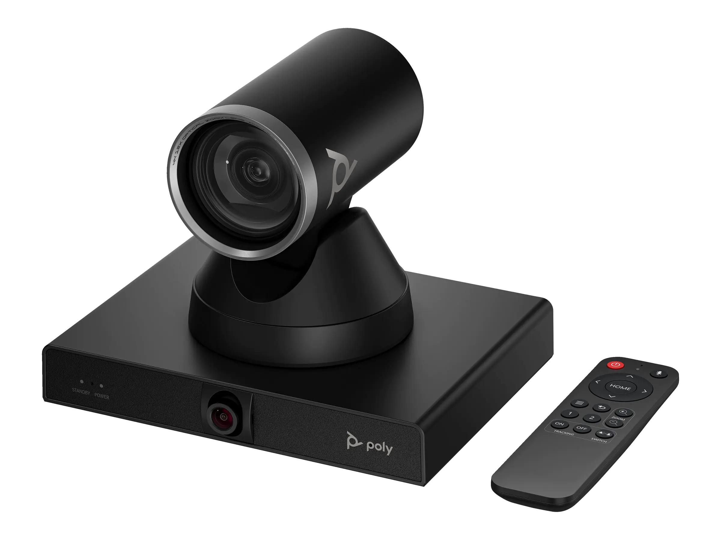 Poly Studio E60 - Konferenzkamera - PTZ - Farbe - 2 x 8 MP - 3840 x 2160 - 4K UHD (3840 x 2160), 2160p - Audio - LAN - USB 3.0 - DC 12 V / PoE Plus