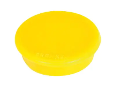 Franken GmbH FRANKEN - Magnet - 1,3 cm Durchmesser - Gelb (Packung mit 10) HM10 04
