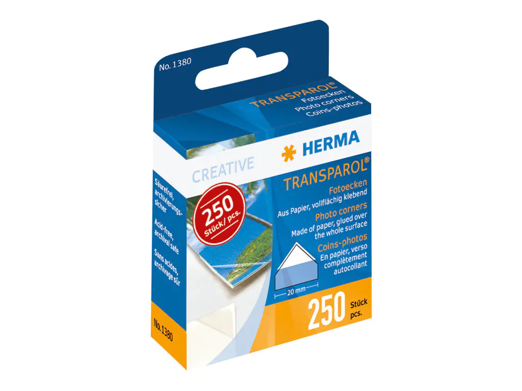 HERMA Transparol - Schutzecken x 250 1380