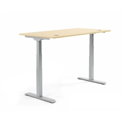 Schreibtisch FLEX MODUL Maße: 1.200 x 605-1.255 x 800 mm (B x H x T) Spanplatte, melaminharzbeschichtet ahorn