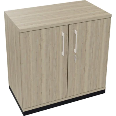 Flügeltürenschrank 2OH B800xT442xH781 an/Eiche Nat