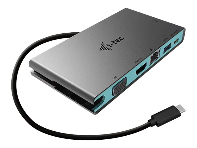 i-Tec USB-C 4K Travel Docking Station - Dockingstation - USB-C - VGA, HDMI - GigE