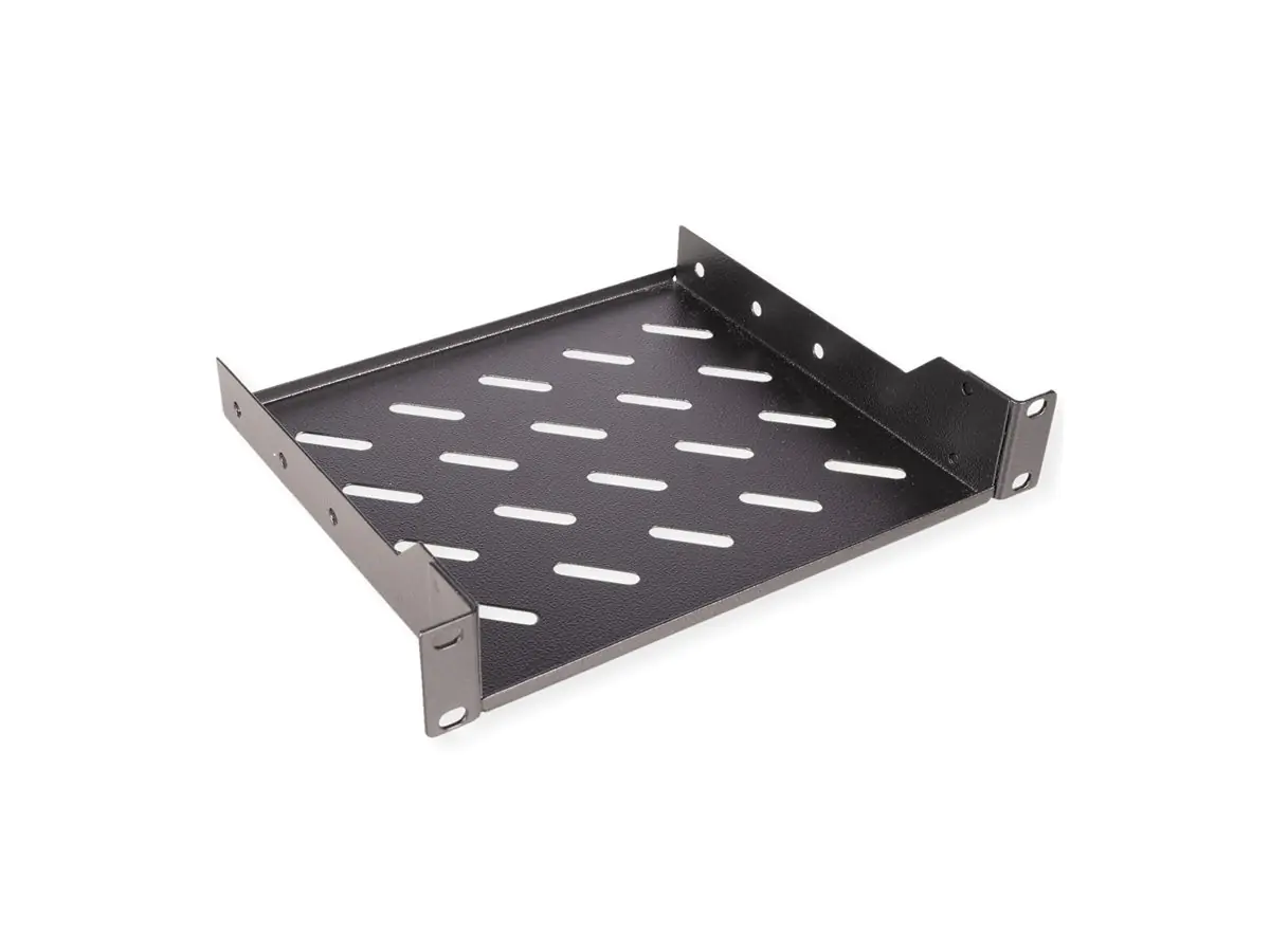 ROLINE Rack - Regal - Tiefe 200 mm - RAL 9005, Jet Black - 1U - 25.4 cm (10") 26.21.0030