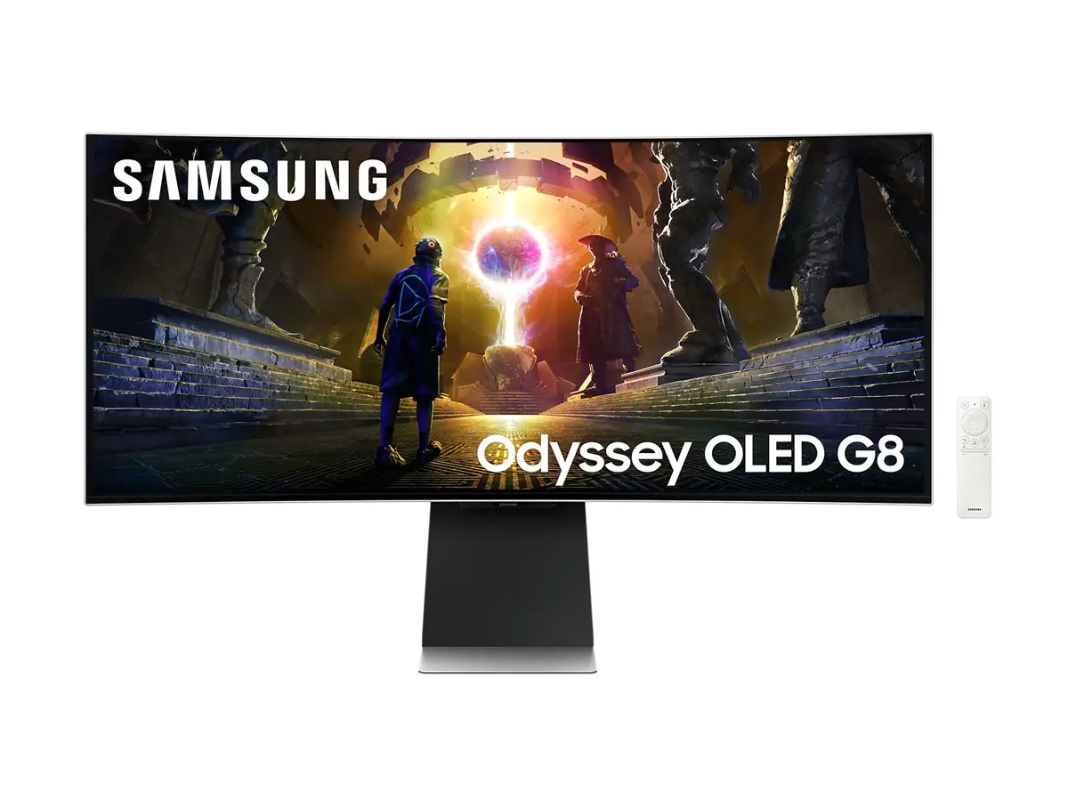 Samsung Odyssey OLED G8 S34DG850SU - G85SD Series - OLED-Monitor - Smart - Gaming - gebogen - 86 cm (34") LS34DG850SUXEN