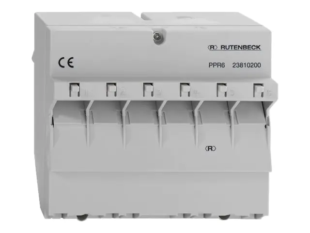 Rutenbeck PPR 6 - Patch Panel - DIN schienenmontierbar