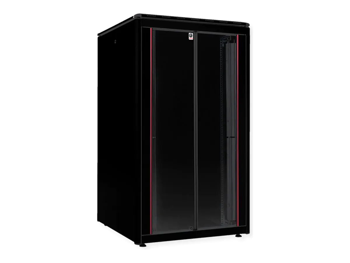 ROLINE Pro - Schrank Netzwerkschrank - mit Glastür, 800 x 800 mm (B x T) 26.21.0224