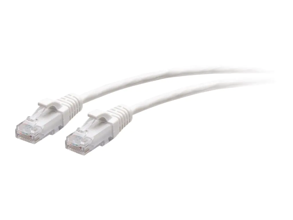 C2G 3ft (0.9m) Cat6a Snagless Unshielded (UTP) Slim Ethernet Network Patch Cable - White - Patch-Kabel - RJ-45 (M) zu RJ-45 (M) - 90 cm - 4.8 mm - UTP - CAT 6a - geformt, ohne Haken - weiß