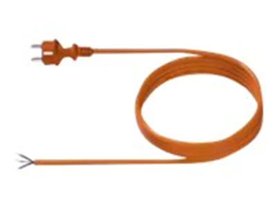 Bachmann - Stromkabel - 2-polig zu ohne Stecker - Wechselstrom 250 V - 3 m - orange