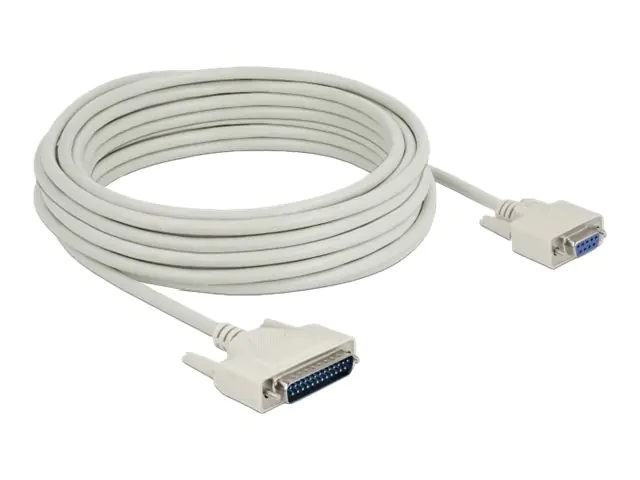 Delock Kabel seriell - DB-25 (M) schraubbar zu DB -9 (W)