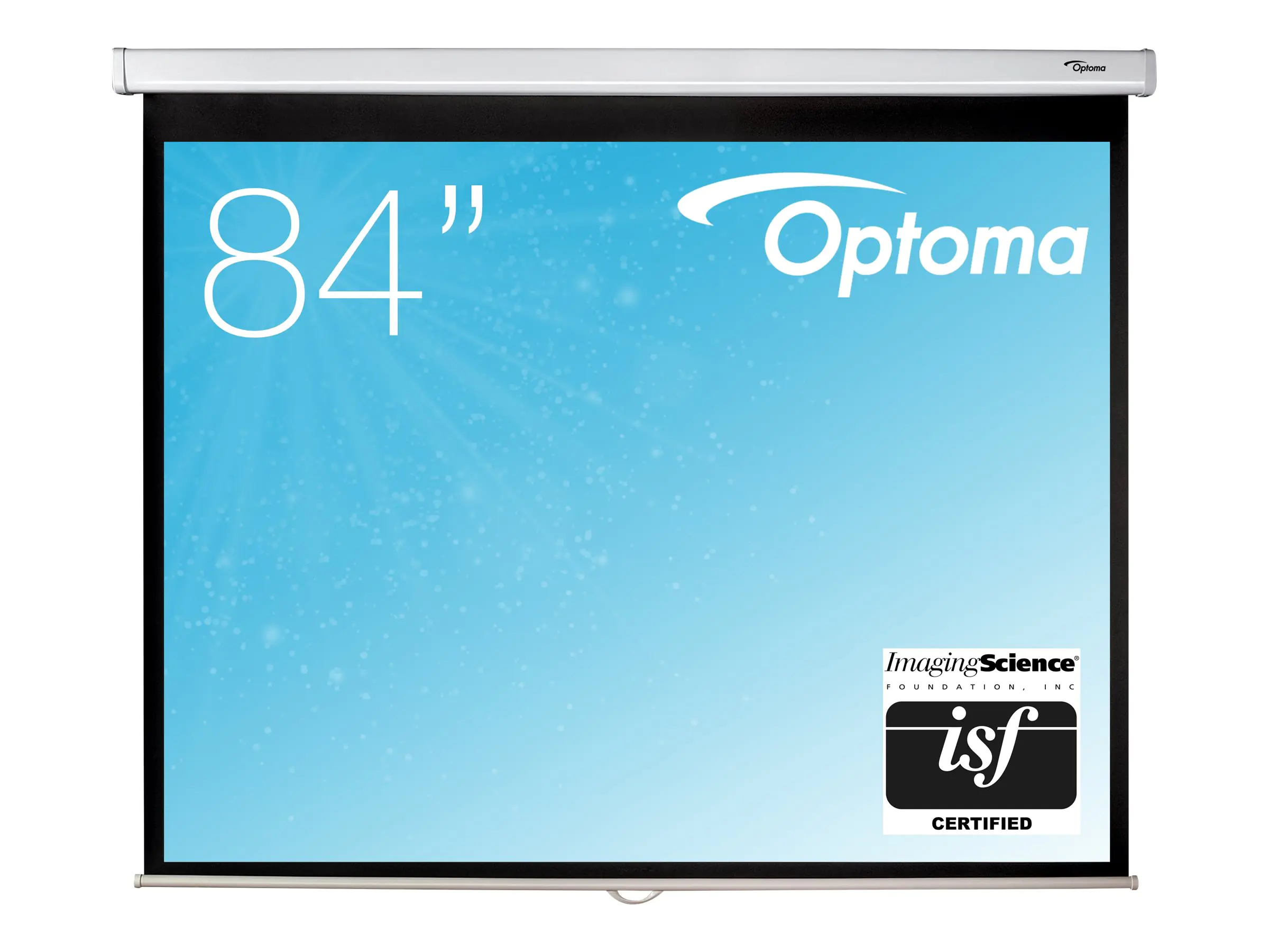 Optoma DS-3084PWC - Leinwand - Deckenmontage möglich, geeignet für Wandmontage - 213 cm (84") - 4:3 - Matte White - weiß