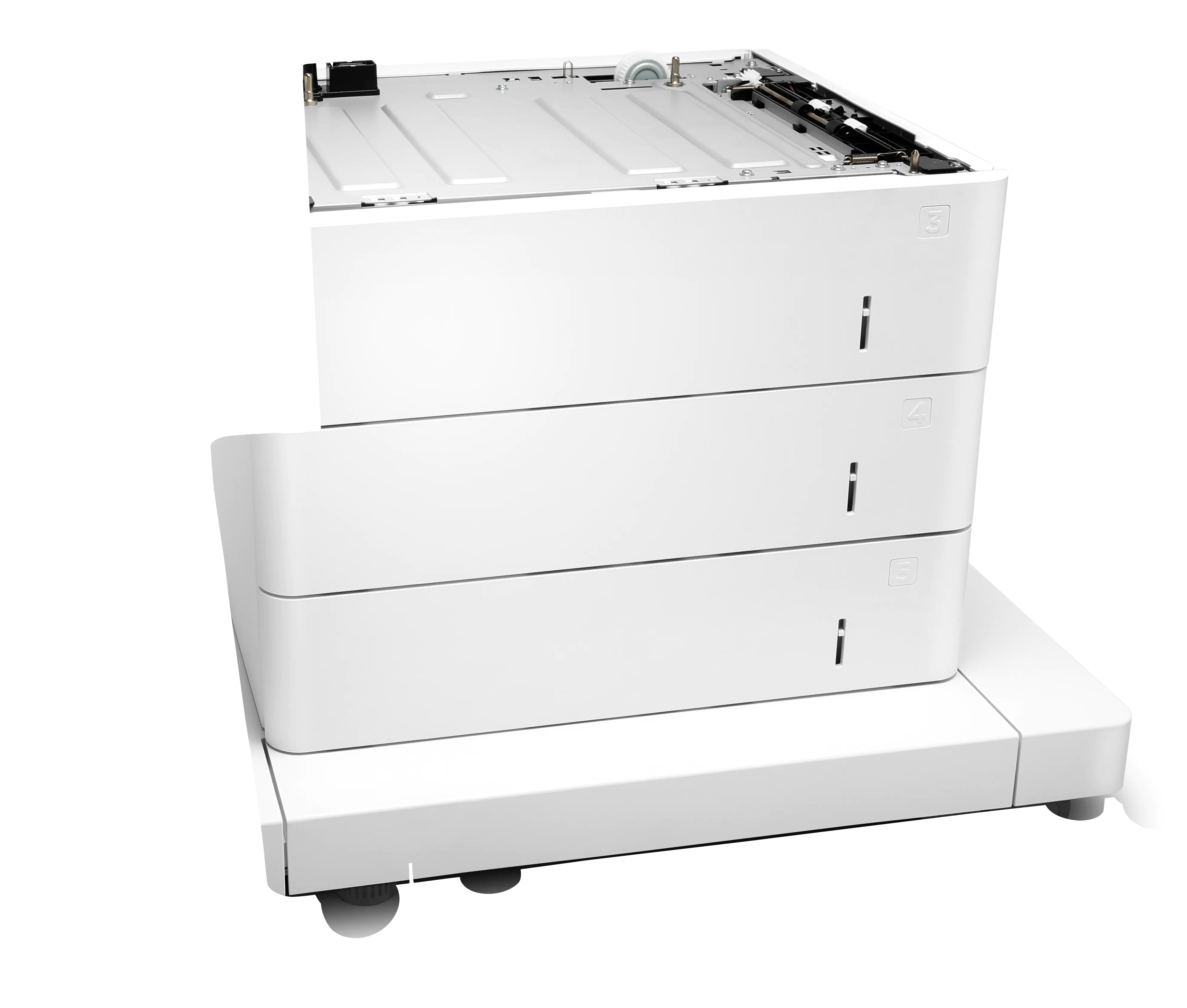 HP Papierzuführung mit Schrank - Druckerbasis mit Medienzuführung - 1650 Blätter in 3 Schubladen (Trays) J8J93A