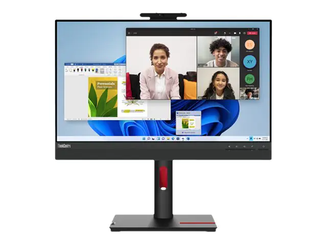 Lenovo ThinkCentre Tiny-in-One 24 Gen 5 - LED-Monitor - 60.5 cm (23.8") (23.8" sichtbar) - Touchscreen - 1920 x 1080 Full HD (1080p) @ 60 Hz - IPS - 250 cd/m² - 1000:1 - 4 ms - HDMI, DisplayPort - Lautsprecher - Raven Black