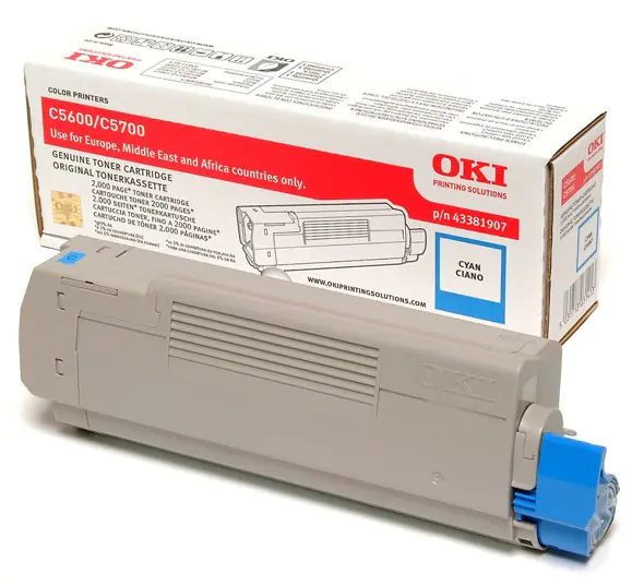 OKI - Cyan - Original - Tonerpatrone - für C5600, 5600dn, 5600n, 5700dn, 5700n