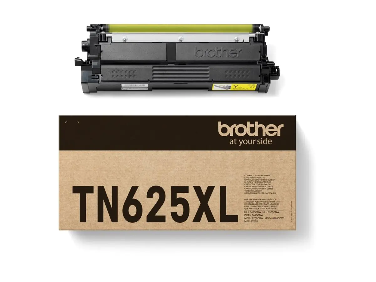 Brother Toner TN625XLY Gelb 4.500 Seiten 1 Stück hohe Kapazität