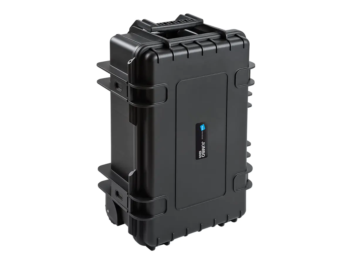 B&W outdoor.case Type 6600 - Koffer mit Rollen - Polypropylen - Schwarz