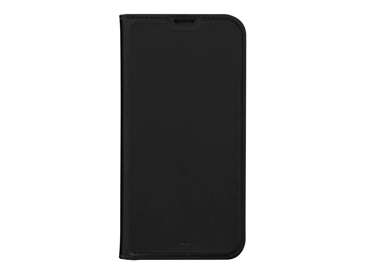 dbramante1928 Oslo - Flip-Hülle für Mobiltelefon - 100 % recycelter Kunststoff, recyceltes Kunstleder - Schwarz - für Apple iPhone 14