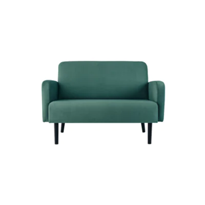 PAPERFLOW Sofa LISBOA 2Sitzer Stoff sw/gn LC2PT.01.08