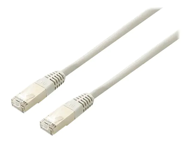 equip - Patch-Kabel - RJ-45 (M) zu RJ-45 (M) - 10 m - S/FTP - CAT 6a - halogenfrei, verseilt - weiß