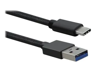 Helos PREMIUM - USB-Kabel - USB Typ A (M) zu 24 pin USB-C (M) - USB 3.1 - 1 m - Schwarz