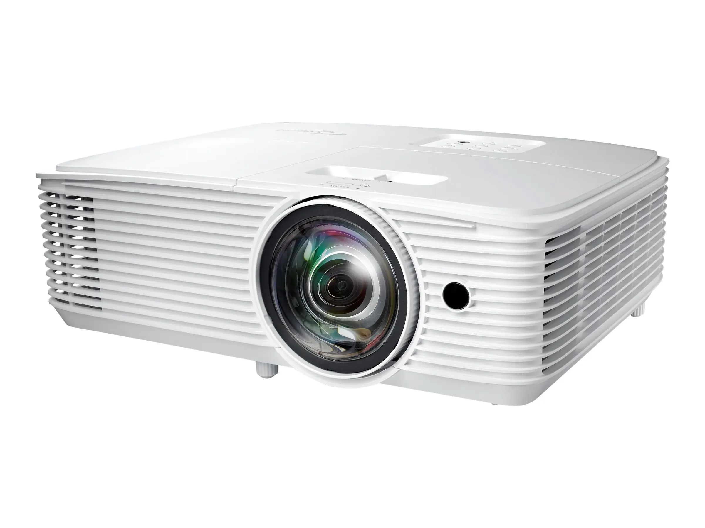 Optoma H117ST - DLP-Projektor - tragbar - 3D - 3800 ANSI-Lumen - WXGA (1280 x 800) - 16:10 - Short-Throw Fixed-Objektiv