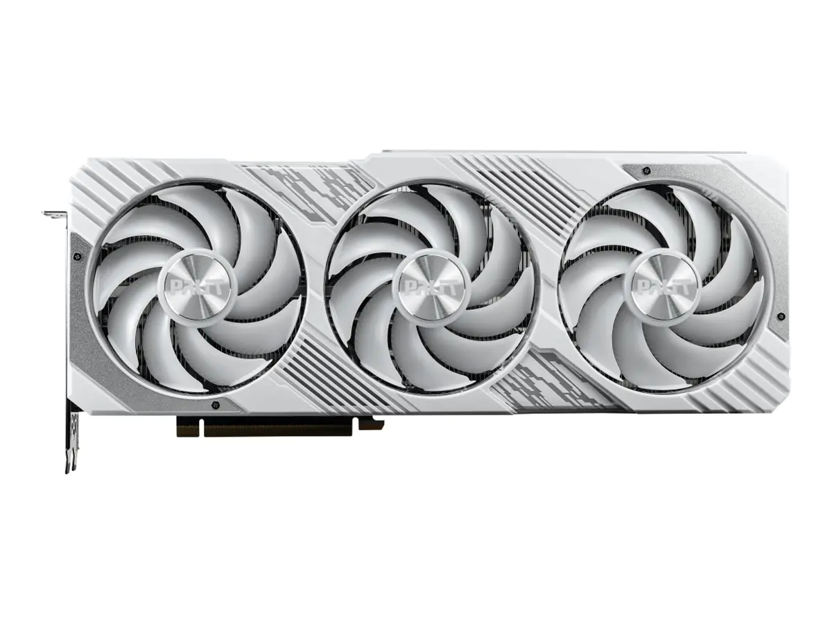 Palit GeForce RTX 4070 Ti GamingPro White OC - Grafikkarten - GeForce RTX 4070 Ti - 12 GB GDDR6X - PCIe 4.0 - HDMI, 3 x DisplayPort - weiß - Box