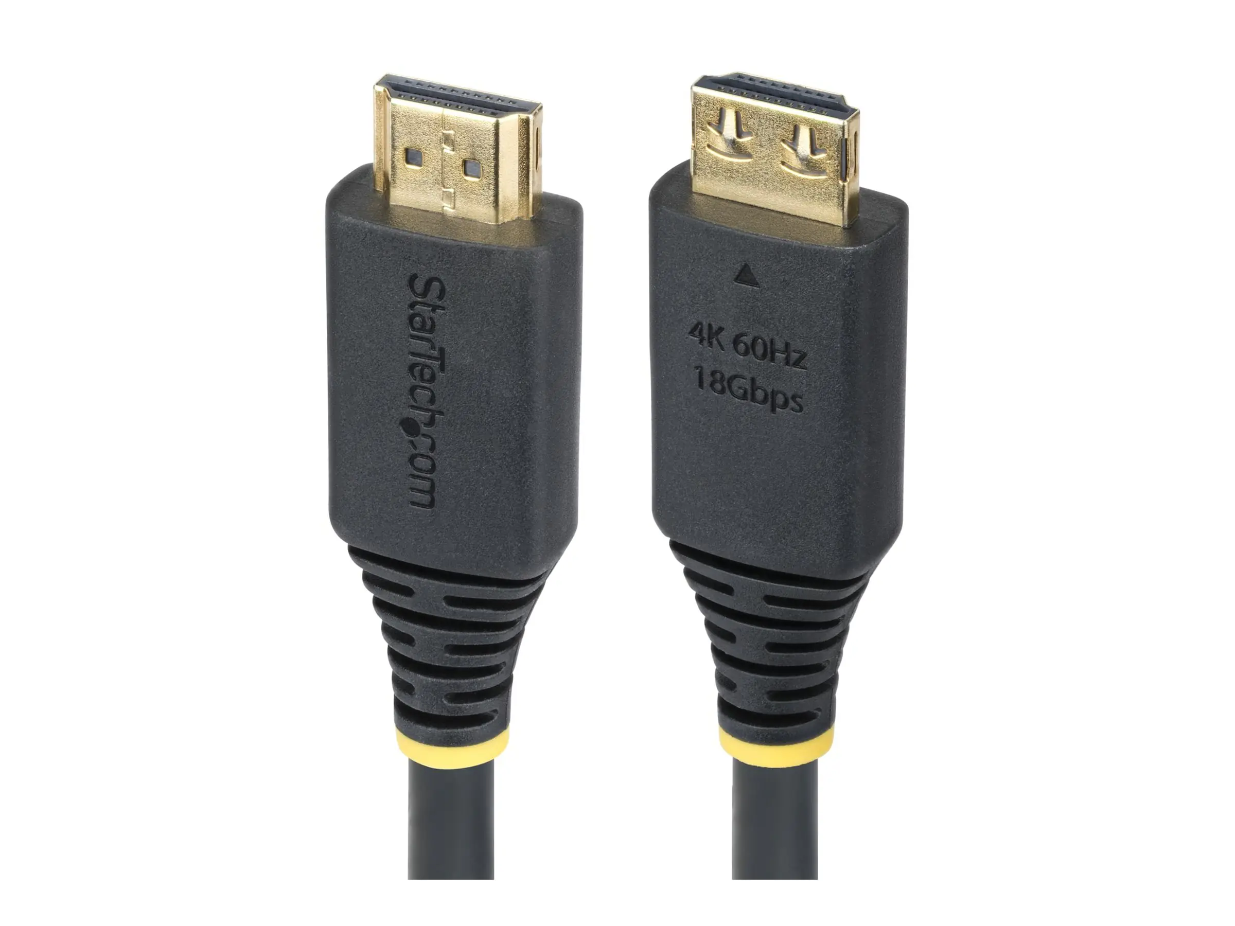 StarTech.com 3ft High Speed HDMI Cable w/Gripping Connectors, 4K 60Hz
