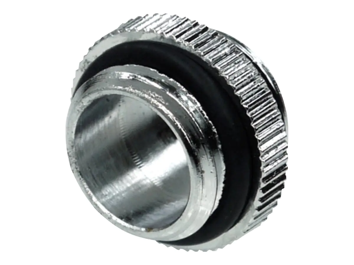 Alphacool double nipple G1/4 outer thread to G1/4 - Flüssigkeitskühlsystem-Anschlussadapter - Chrom