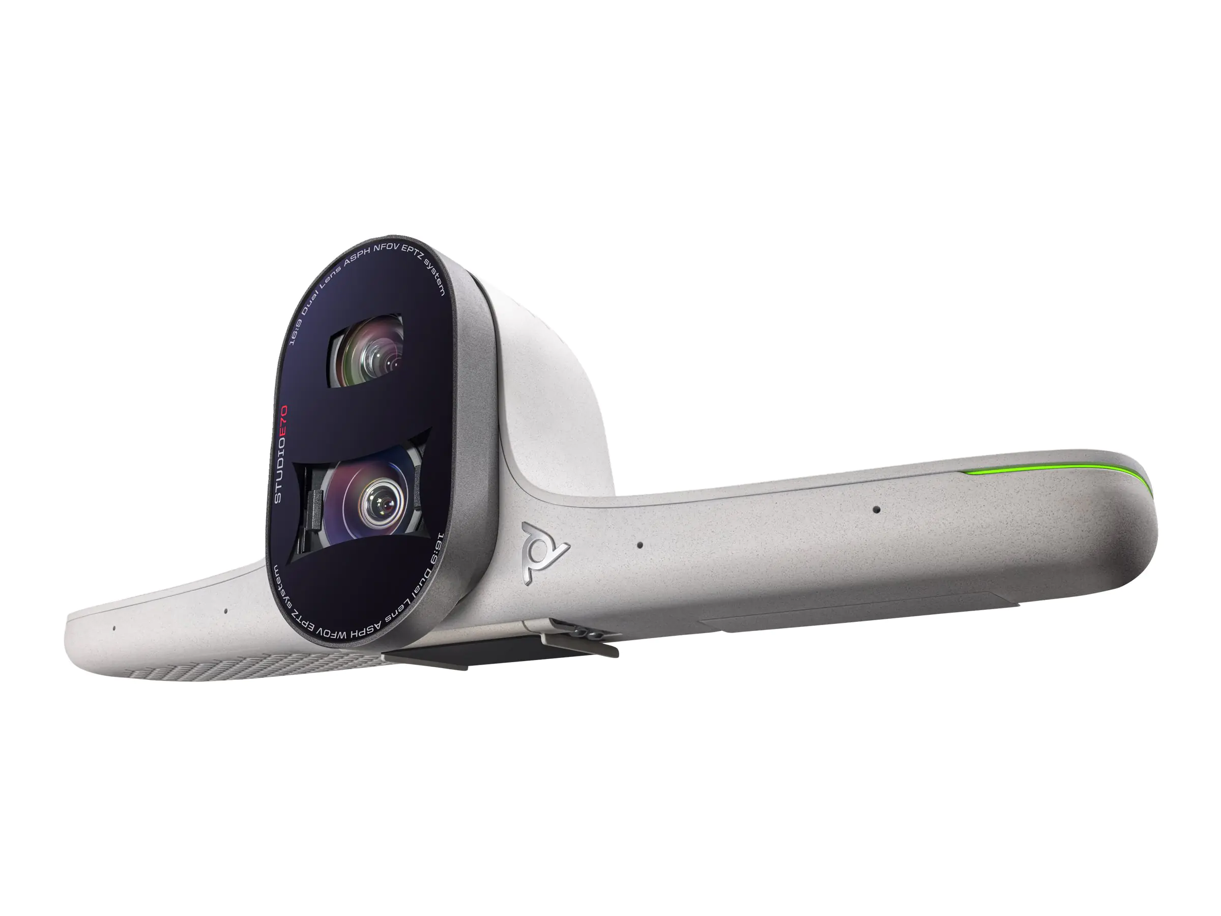 Poly Studio E70 - Konferenzkamera - Farbe - 2 x 20 MP - 3840 x 2160 - 4K, 2160p - LAN - USB-C - Gleichstrom 12 V / PoE