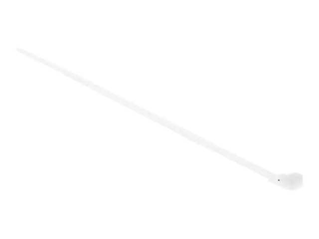 Delock Kabelbinder - wärmebeständig - 20 cm - weiß (Packung mit 100)