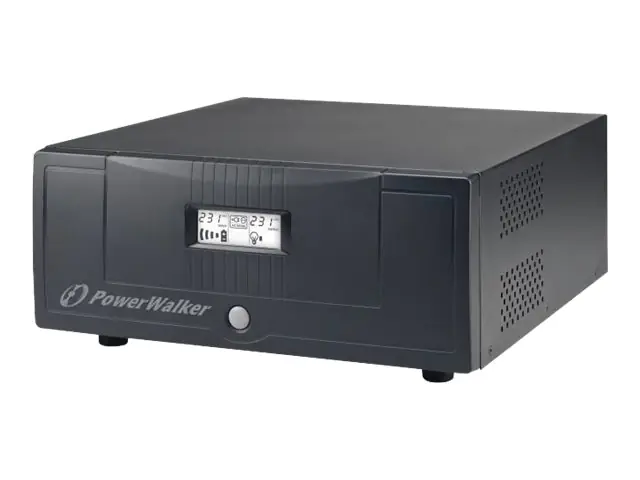 PowerWalker Inverter 1200 PSW - USV - Wechselstrom 230 V - 840 Watt - 1200 VA - Ausgangsanschlüsse: 1 - Schwarz