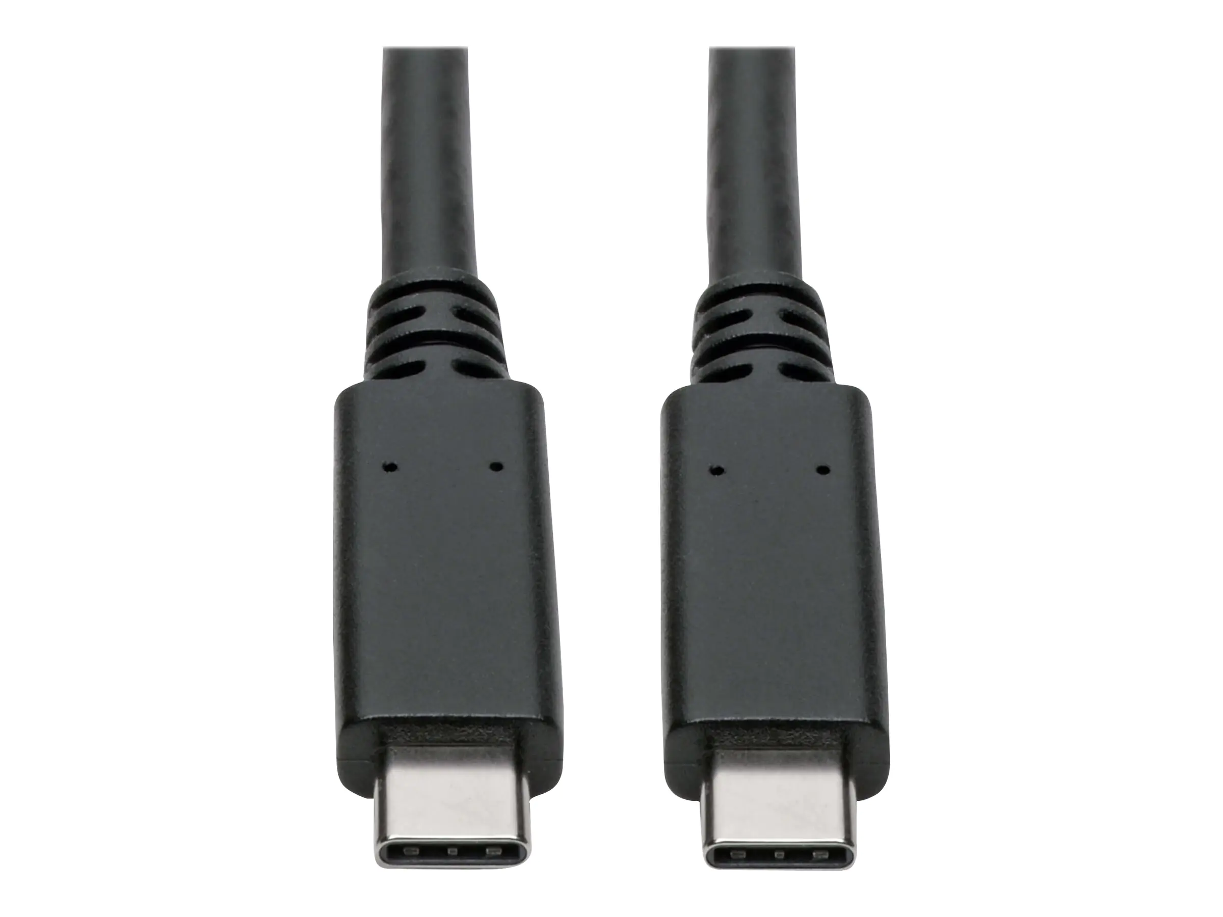 Eaton Tripp Lite Series USB-C Cable (M/M) - USB 3.2, Gen 2 (10 Gbps), 5A (100W) Rating, USB-IF Certified, Thunderbolt 3 Compatible, 3 ft. (0.91 m) - USB-Kabel - 24 pin USB-C (M) zu 24 pin USB-C (M) - USB 3.1 Gen 2 / Thunderbolt 3 - 5 A - 90 cm - Schwarz