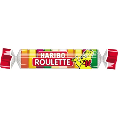 HARIBO Fruchtgummi Roulette Rolle 50 x 25 g/Pack.