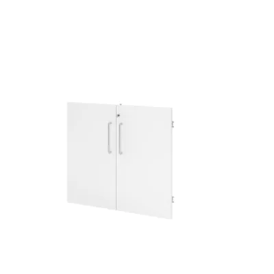 Hammerbacher Flügeltür FlexWall 396 x 701 mm (B x H x T) Holz weiß 2 St./Pack.