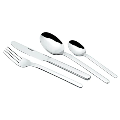 Esmeyer® Besteckgarnitur BETTINA Mehrweg 6 x Messer, Löffel, Gabeln, Kaffeelöffel Edelstahl 18/10 silber