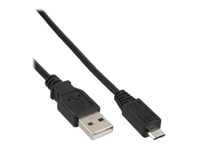 InLine - USB-Kabel - Micro-USB Typ B (M) zu USB (M) - USB 2.0 - 2 m - Schwarz