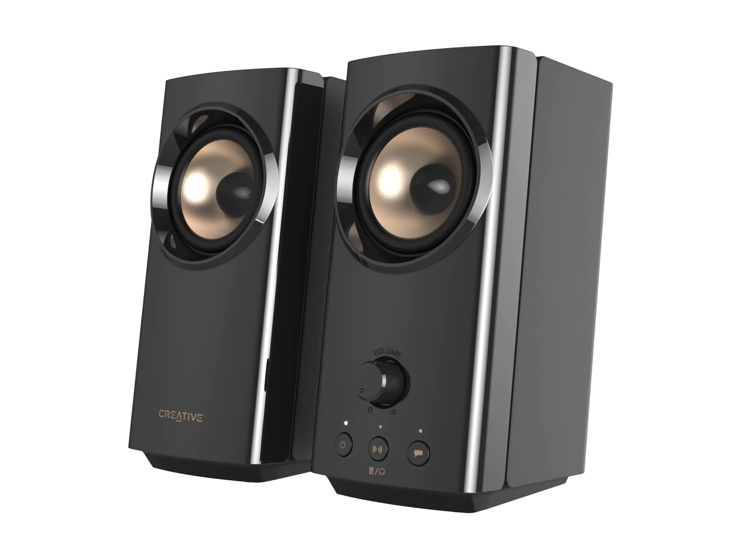 Creative T60 - Lautsprecher - für PC - kabellos - Bluetooth - 30 Watt (Gesamt) - Schwarz