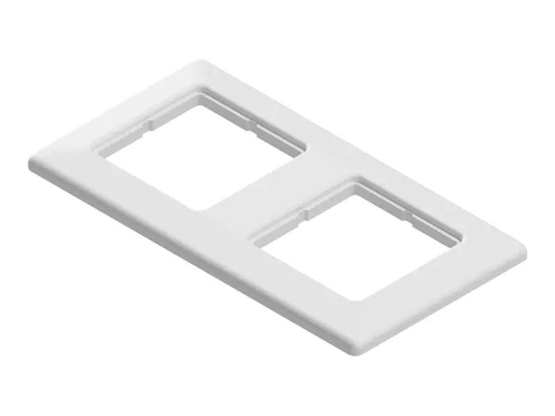 EasyLan Cu fixLink - Montagerahmen - double, 80x150 mm - Signalweiß (RAL 9010)