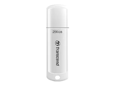 Transcend JetFlash 730 - USB-Flash-Laufwerk - 512 GB - USB 3.1 Gen 1 - weiß