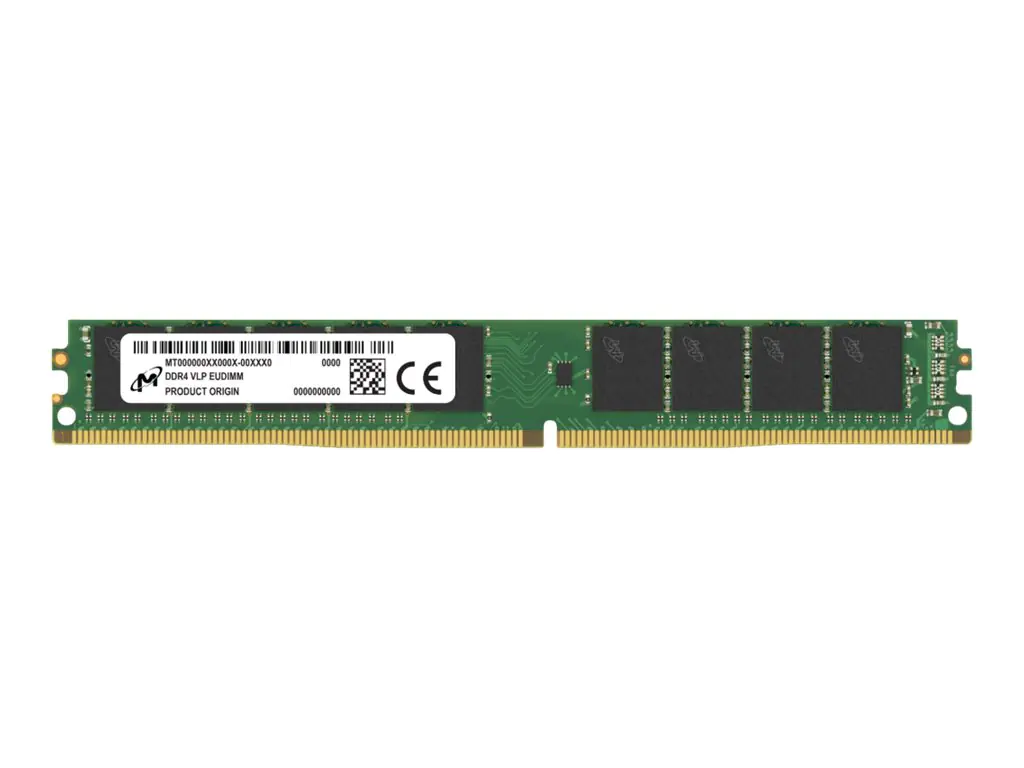 Micron - DDR4 - Modul - 16 GB - DIMM 288-PIN Very Low Profile - 3200 MHz / PC4-25600 - CL22 - 1.2 V - ungepuffert - ECC