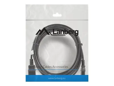 Lanberg Stromkabel - power IEC 60320 C13 zu