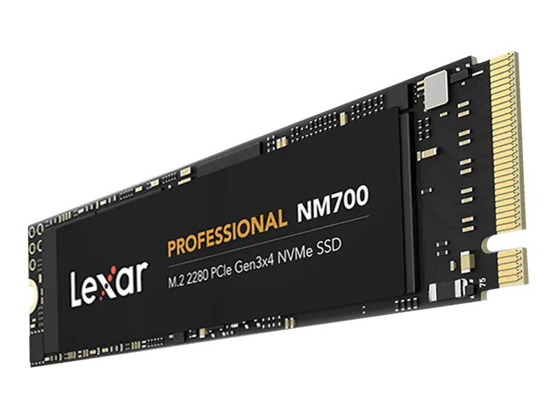 Lexar Professional NM700 - SSD - 256 GB - intern - M.2 2280 - PCIe 3.0 x4 (NVMe)
