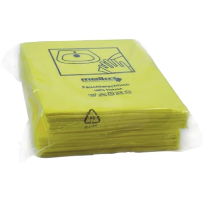 Wischtuch 35 x 40 cm (B x L) 100 % Viskose gelb 10 St./Pack.