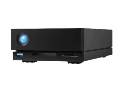 LaCie 1big Dock STHS8000800 - Festplatten-Array - 8 TB - 1 Schächte (SATA-600) - HDD 8 TB x 1 - Thunderbolt 3, USB 3.1 (extern) - mit 5 Jahre Servicevertrag für Datenwiederherstellung