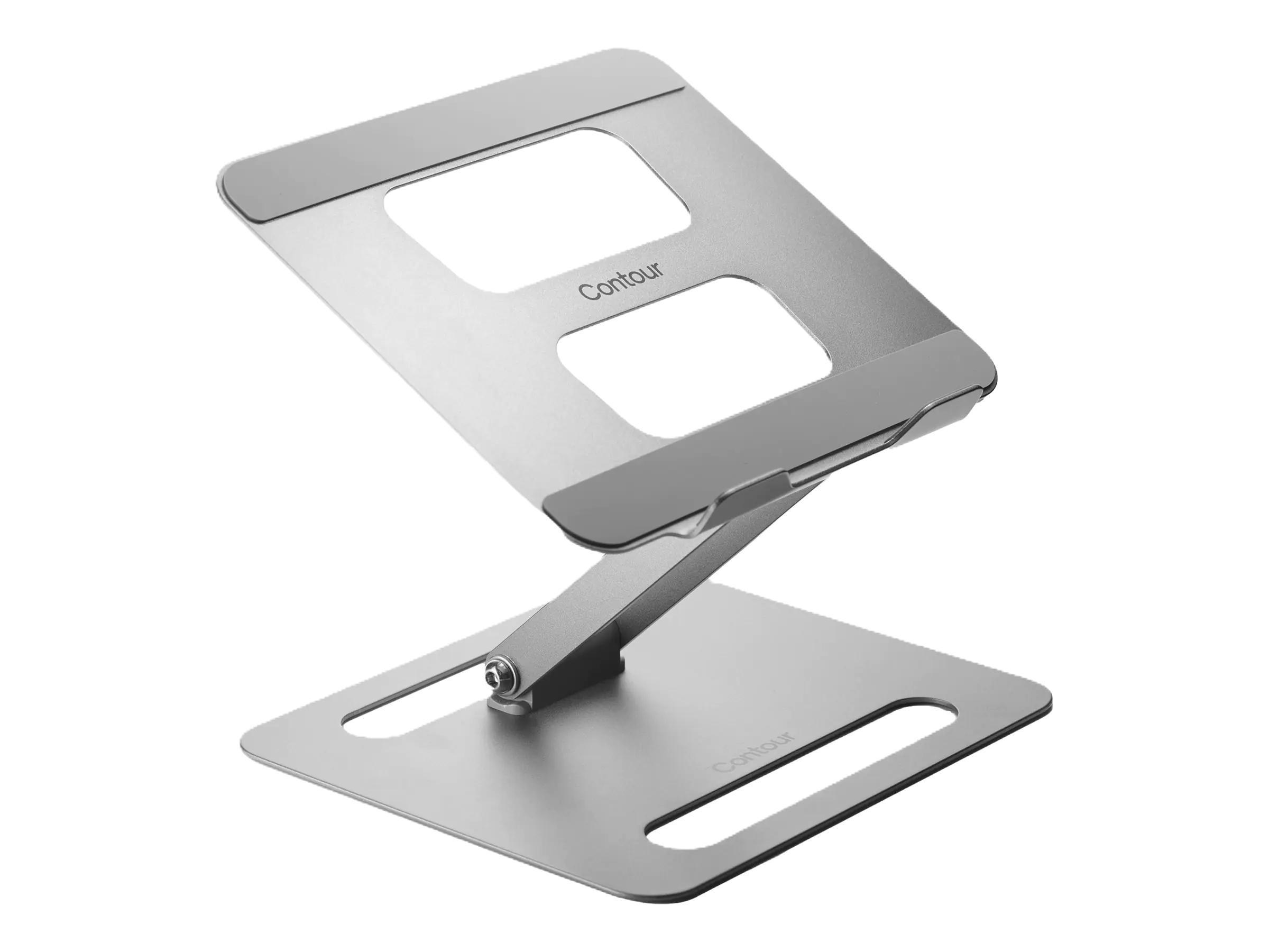 Contour Design Laptop Riser Steel, Laptop-Ständer, Grau, Stahl, 45 - 310 mm, 0 - 80°, 214 mm 305200