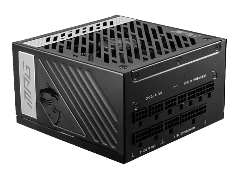 MSI MPG A1000G - Netzteil (intern) - ATX12V / EPS12V - 80 PLUS Gold - Wechselstrom 100-240 V - 1000 Watt - aktive PFC