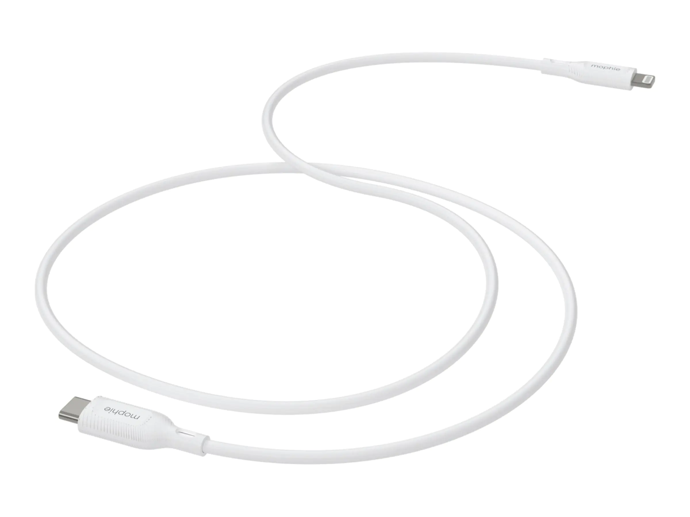 ZAGG mophie essentials - Lightning-Kabel - 24 pin USB-C männlich zu Lightning männlich - 2 m - weiß